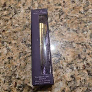 Tarte Double Duty Beauty Foundation Brush & Spatula NEW IN BOX